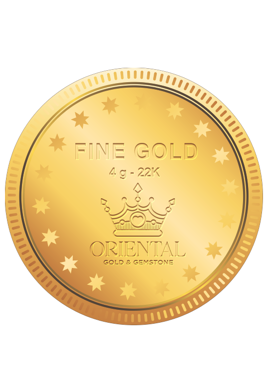 Gold Coins – 22K – 4g - Oriental Gold & Gemstone